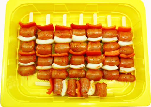 Gockel Schaschlik mit Paprika und Zwiebeln
Art.-Nr.: 306051   1,5kg